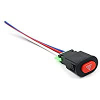FengYun® Botón eléctrico del interruptor de la emergencia de la luz de advertencia del flash del coche eléctrico de la…